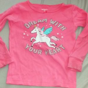 Little girls pj shirt